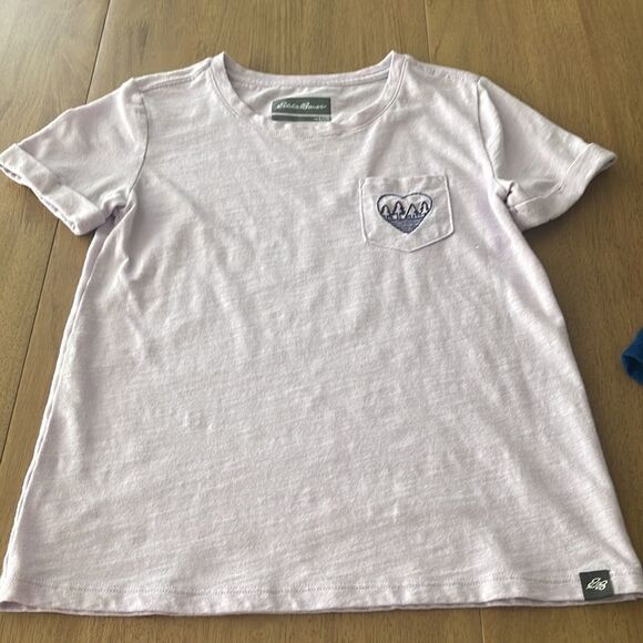 BUNDLE OF 2 GIRLS EDDIE BAUER T-SHIRTS - Picture 2 of 7